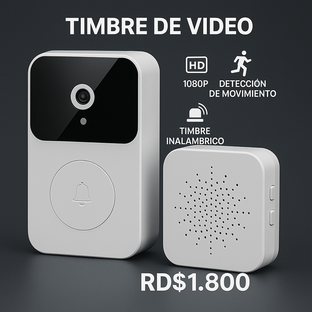 TIMBRE CON CAMARA DE VIDEO + Vela por tu seguridad