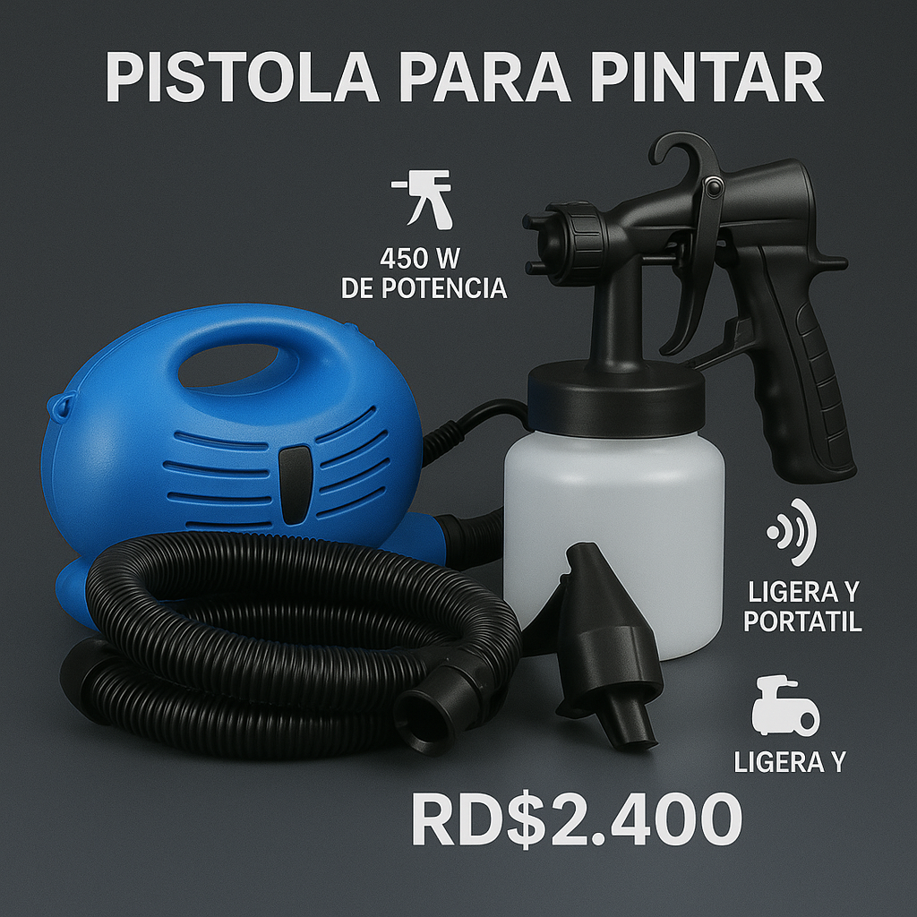 "Máquina de Pintar a Compresor de Aire 🎨 ¡Transforma tu Forma de Pintar