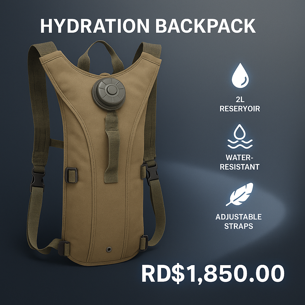 MOCHILA HIDRATANTE - FACILITA TU EQUIPAJE AL MISMO TIEMPO HIDRATANDOTE